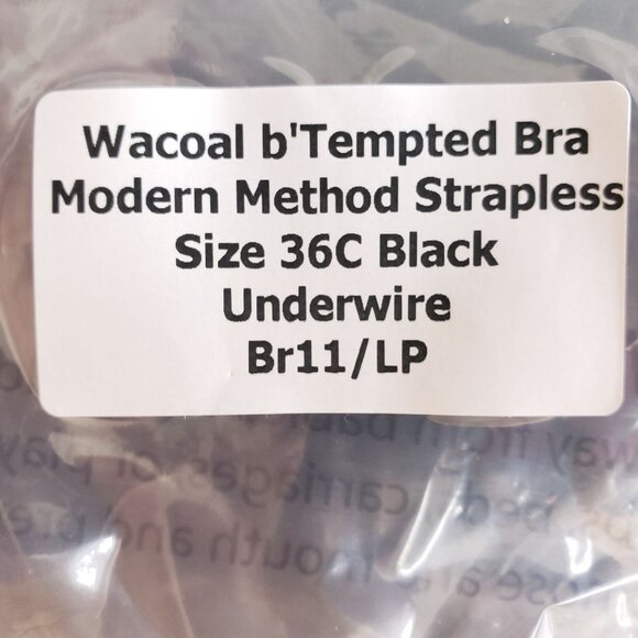 Wacoal b.tempt'd Bra Modern Method Strapless 36C - Picture 6 of 6
